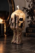 Zombie Hand & Skull Candle - Soy Wax